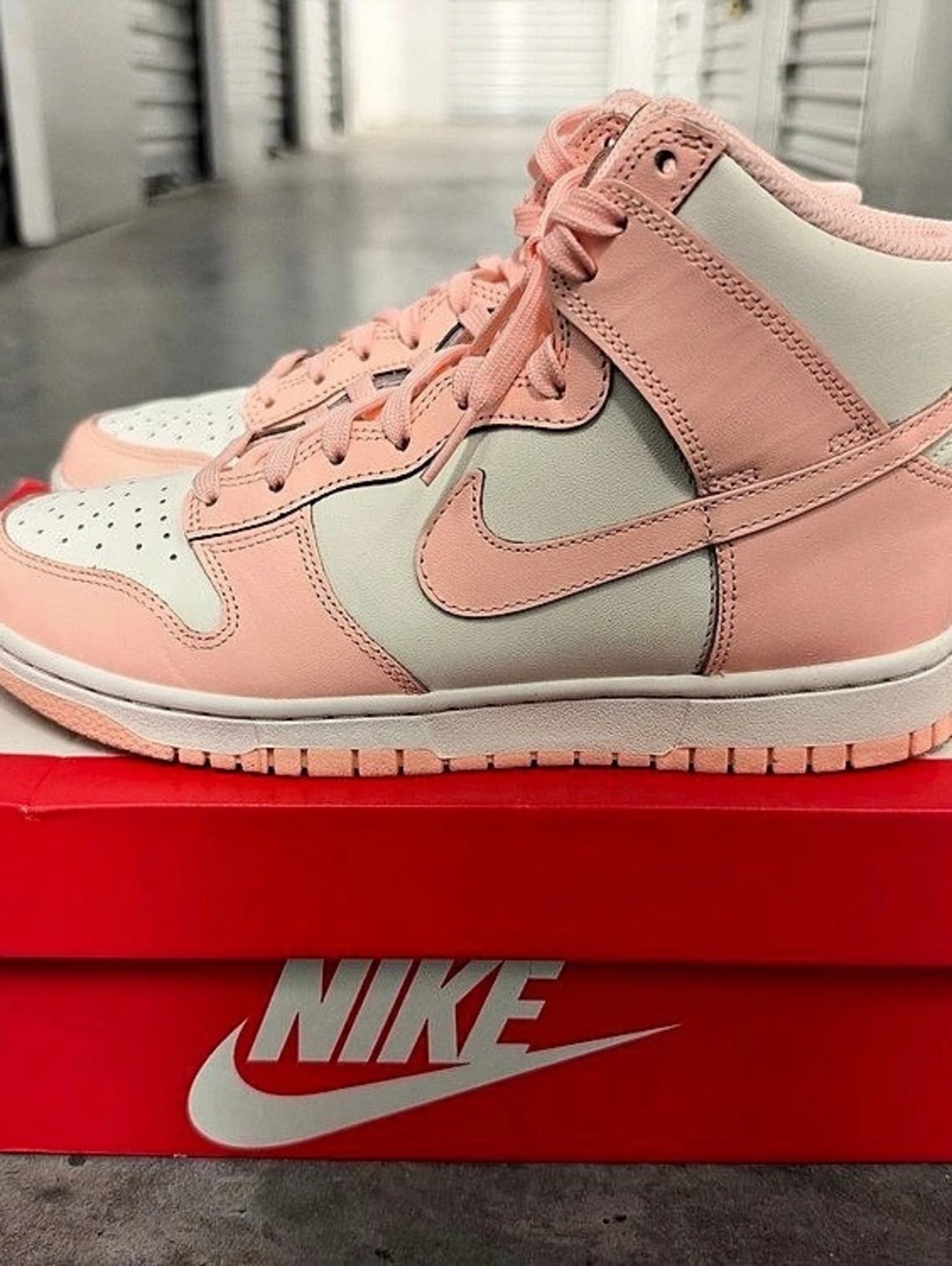 Nike Dunk High Syracuse (2021) (Women's) Syracuse High-Top Sneakers Pink & White
